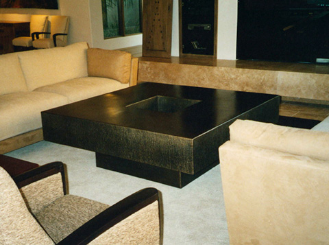 Image of a bronze table.