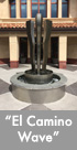 Thumbnail image of a large bronze & stainless steel water feature.