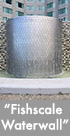 Thumbnail image of a stainless steel waterwall.