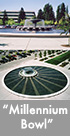 Thumbnail image of a large bronze and stainless steel water feature.